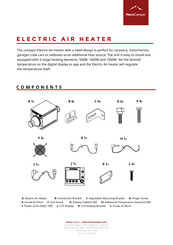 HeroCamper Electric Air Heater 500W Manual