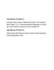 Oster Inspire 4208 User Manual
