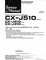 Pioneer CX-J310 Service Manual