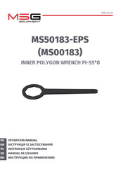 MSG Equipment MS50183-EPS Operation Manual