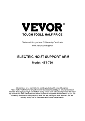 VEVOR HST-750 Manual