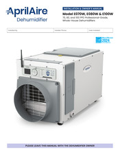Aprilaire E070W Installation & Owner's Manual