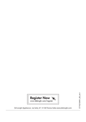 DeLonghi XL185.61 Instructions For Use Manual