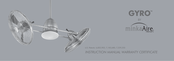 Minka Group minkaAire GYRO F602L-BN/CH Instruction Manual