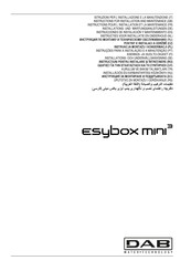 DAB e.sybox mini3 Instruction For Installation And Maintenance