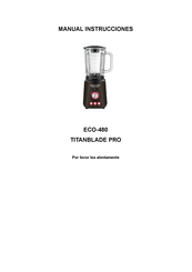 ECOGEST TITANBLADE PRO Instruction Manual