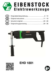EIBENSTOCK EHD 1801 Original Instructions Manual