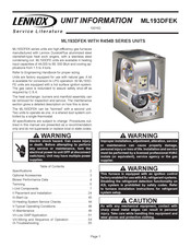 Lennox ML193DF045XE36BK Unit Information