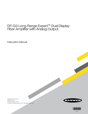 Banner DF-G3-PI-2M Instruction Manual