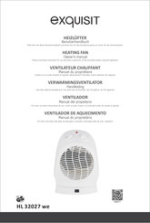 Exquisit HL 32027 we Owner's Manual