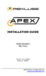 Rekluse APEX Installation Manual