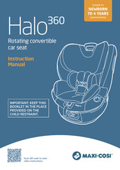 Maxi-Cosi HALO 360 Instruction Manual