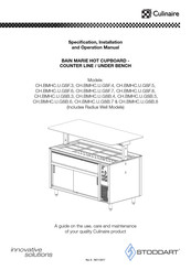 STODDART Culinaire CH.BMHC.U.GSB.7 Specification, Installation And Operation Manual