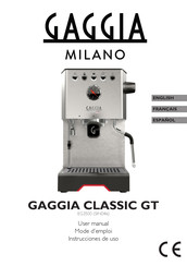 Gaggia Milano EG2109/05 User Manual