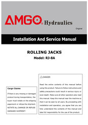AMGO Hydraulics RJ-8A Installation And Service Manual