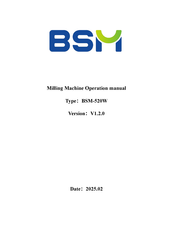BSM BSM-520W Operation Manual