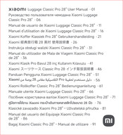 Xiaomi Classic Pro 28 User Manual