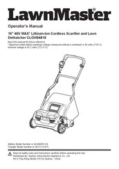 LawnMaster CLGVB4816 Operator's Manual