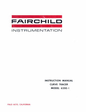 Fairchild 6200A Instruction Manual