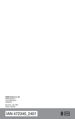 Parkside 472340 2401 Operation And Safety Notes