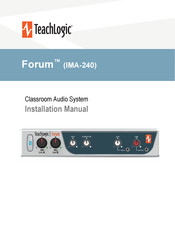 TeachLogic Forum IMA-240 Installation Manual