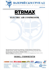 RTRMAX RTM738 Manual