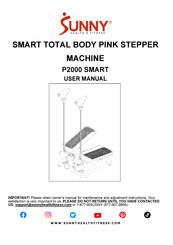Sunny Health & Fitness P2000 User Manual