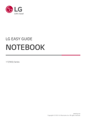 LG 17Z90Q Series Easy Manual