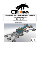 JEKKO GVI 6+6-12V Operating And Maintenance Manual