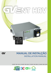 GV GVENT HRV 650 Installation Manual