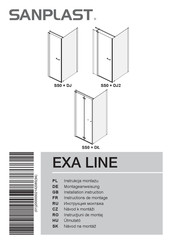 SANPLAST EXA LINE SS0 + DL Installation Instruction
