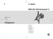 Bosch GRW18V-120 Original Instructions Manual
