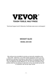 VEVOR SHK-005 Manual