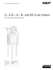 SKF Lincoln 84804 User And Maintenance Instructions