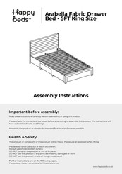 Happy Beds Arabella Assembly Instructions Manual