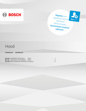 Bosch HUI50351UC Installation Instructions Manual