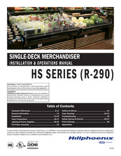 Dover Hillphoenix HS Series Installation & Operation Manual