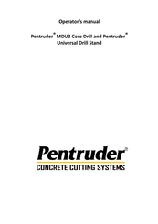 Pentruder MDU3-10 Operator's Manual