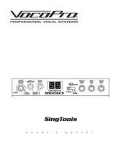 VocoPro SingTools Owner's Manual