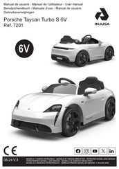 INJUSA Porsche Taycan Turbo S 6V User Manual