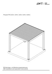 AWT P8 Assembly, Installation And Operation Instructions