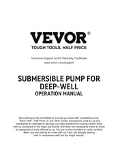VEVOR 4SDM4/10 Operation Manual