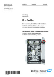Endress+Hauser CA72 Series Instructions Manual