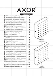 Hans Grohe Axor Citterio E 36822000 Instructions For Use/Assembly Instructions