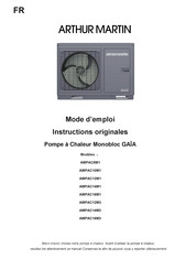 GAIA ARTHUR MARTIN AMPAC8M1 Owner's Manual