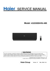 Haier AS25SBBHRA-MB Service Manual