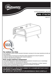 Outsunny 846-174V30 Instruction Manual