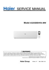 Haier AS25SBBHRA-MW Service Manual