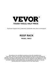 Vevor RB021 Manual