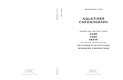 IWC Schaffhausen AQUATIMER 3768 Operating Instructions Manual